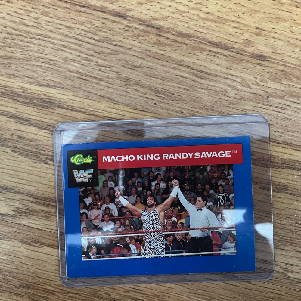 WWF 1991 collectors card